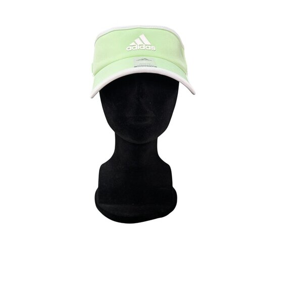 Adidas Aeroready Mens Superlite 2 Visor In Green Spark With Adjustable Strap - Picture 1 of 5
